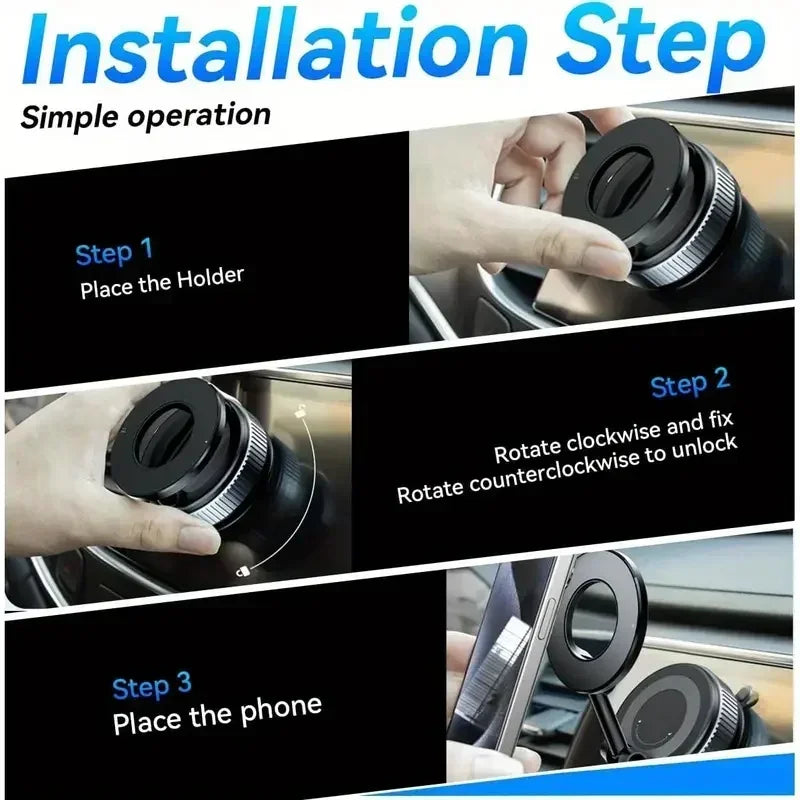 Hands-Free 360° Magnetic Phone Mount