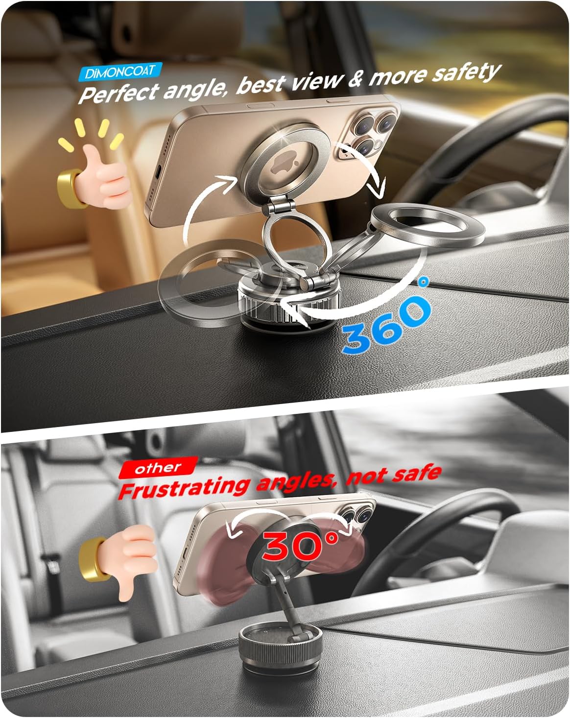 Hands-Free 360° Magnetic Phone Mount