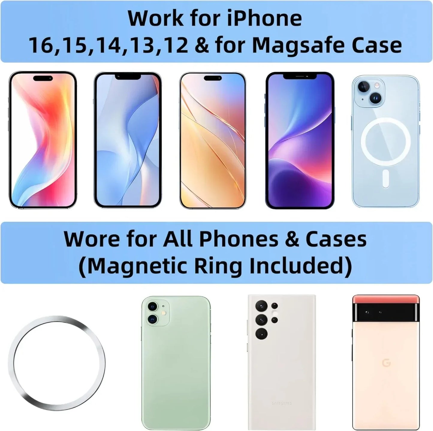 Hands-Free 360° Magnetic Phone Mount